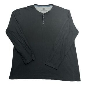 Weatherproof Men's Black Long Sleeve Pullover Shirt Size 2XL